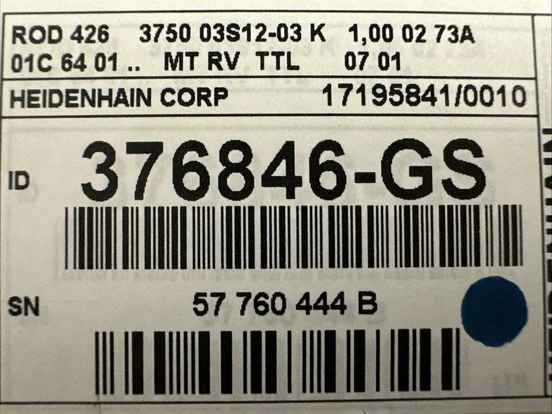 HEIDENHAIN ROD 426 3750 line rotary encoder ID 295434-GS ID 376846-GS new in box 2 295434 GS 0