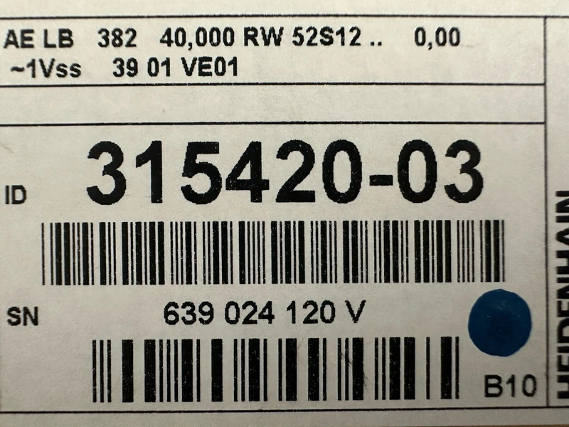 HEIDENHAIN AE LB 382 Aurodur scanning unit ID 315420-03 new in box 2 315420 03 0