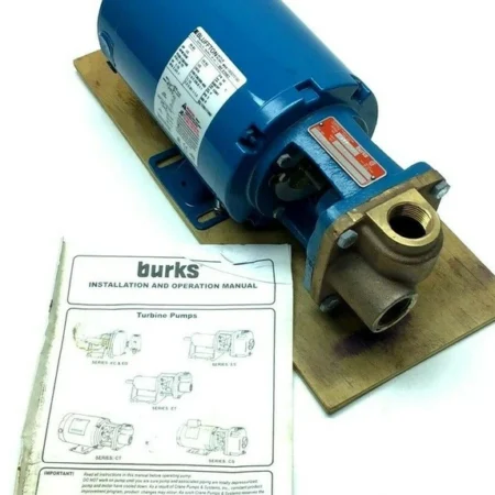 NEW BURKS 33CT5M CRANE PUMPS & SYSTEMS & BLUFFTON 1303222103 MOTOR