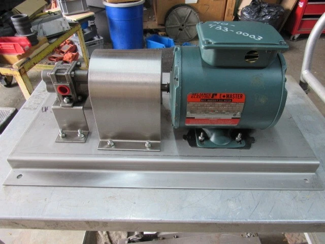LIQUIFLO 35FS1333T CHEMICAL PROCESSING GEAR PUMP W/RELIANCE 1/2HP 3PH MOTOR 2 35FS1333T 0
