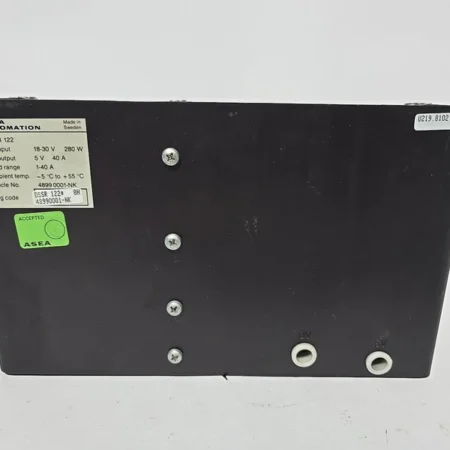 ABB Power Supply DSSR 122 48990001-NK Used.