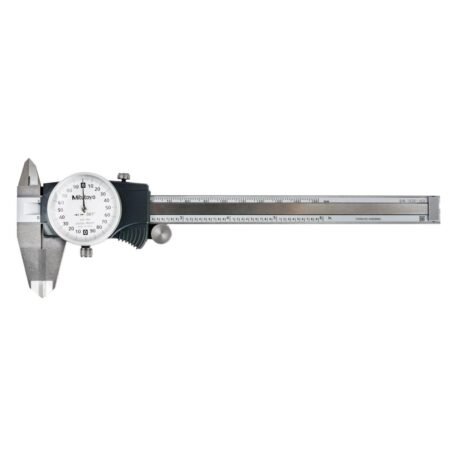 Mitutoyo 505-744 Dial Caliper 0-6 Range-.2 Revolution, OD Jaw