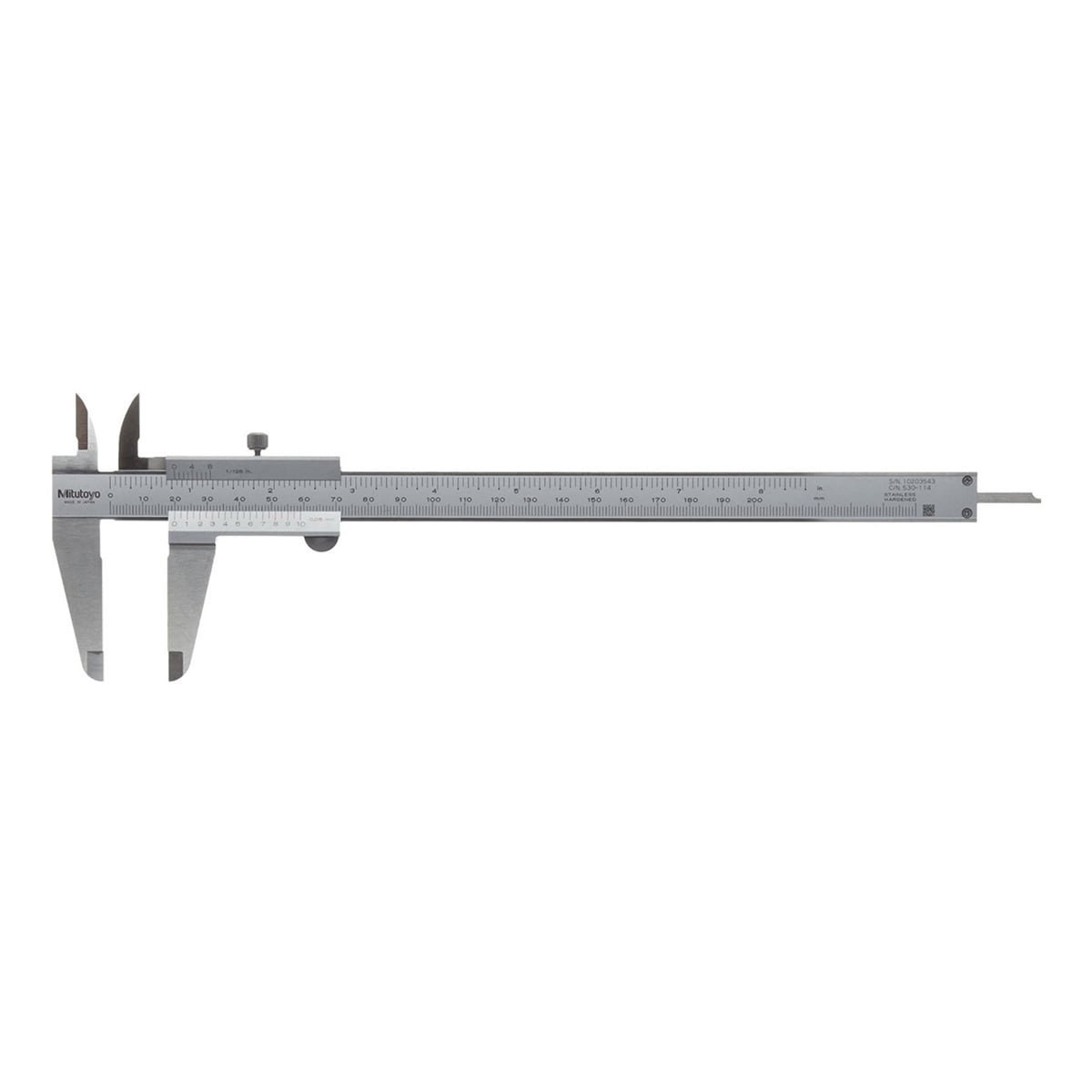 Mitutoyo 530-114 Vernier Caliper 0-200mm 8 Range 1 Mitutoyo 530-114 Vernier Caliper 0-200mm 8 Range