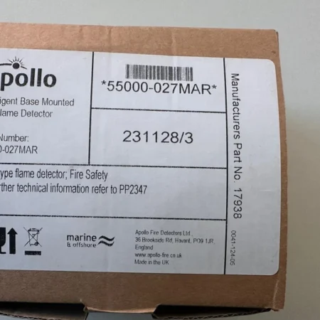 Apollo 55000-027MAR UV Flame Detector
