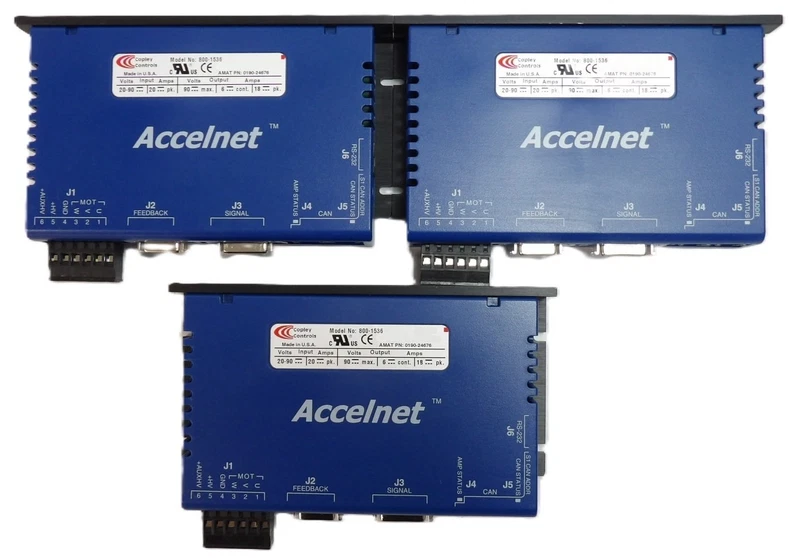 Copley Controls 800-1536 Servo Motor Controller Accelnet Lot of 3 Working Surplu 2 800 1536 0