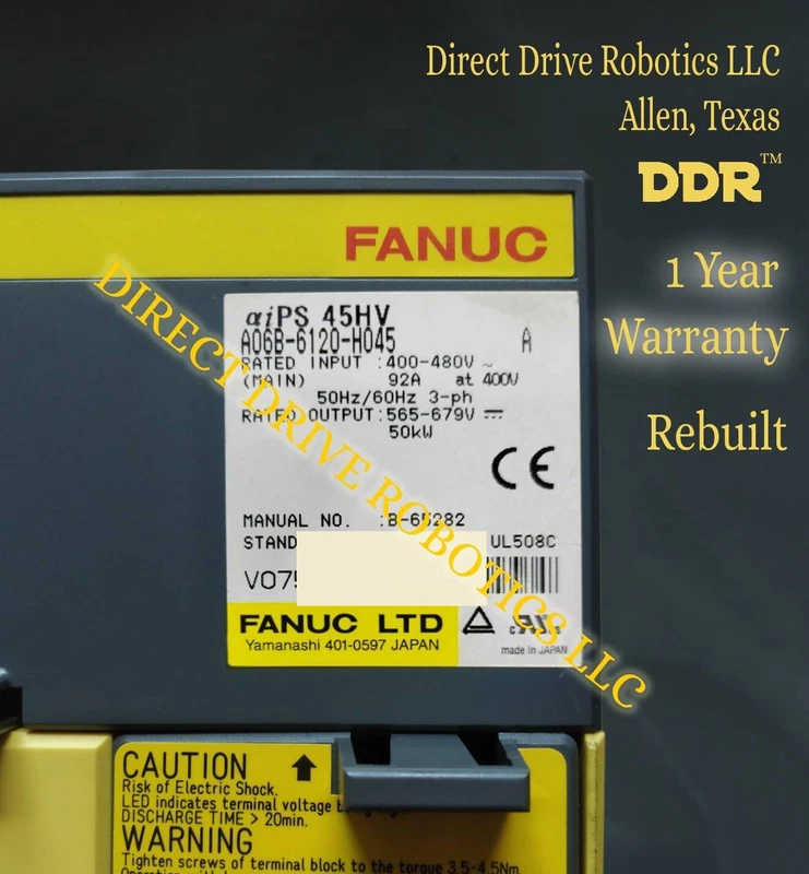 **Rebuilt**12 Month Warranty**TRY US ONCE**EXCHANGE** Fanuc A06B-6120-H045 2 A06B 6120 H045 0