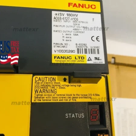 1PC Fanuc A06B-6127-H106 A06B6127H106 New Servo Drive Expedited Shipping