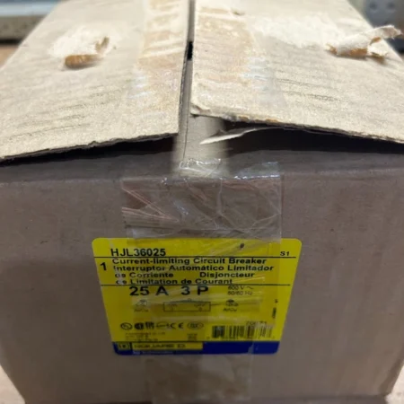 Schneider Electric HJL36025 Square D Circuit Breaker 25A 3P 600V AC-NEW IN BOX
