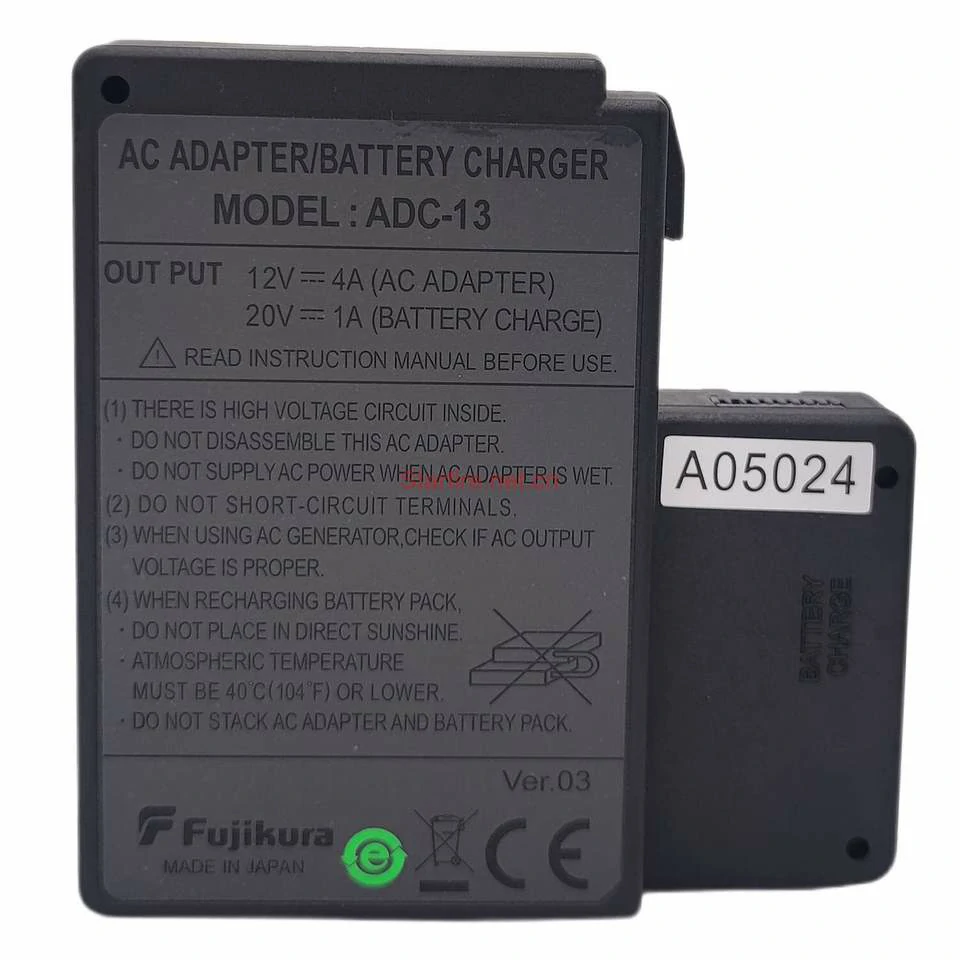 Original Japan Fujikur ADC-13 Fiber Optic Fusion Splicer Battery Charger FSM-60R FSM-80S FSM-18S AC Adapter Factory Price 1 Original Japan Fujikur ADC-13 Fiber Optic Fusion Splicer Battery Charger FSM-60R FSM-80S FSM-18S AC Adapter Factory Price