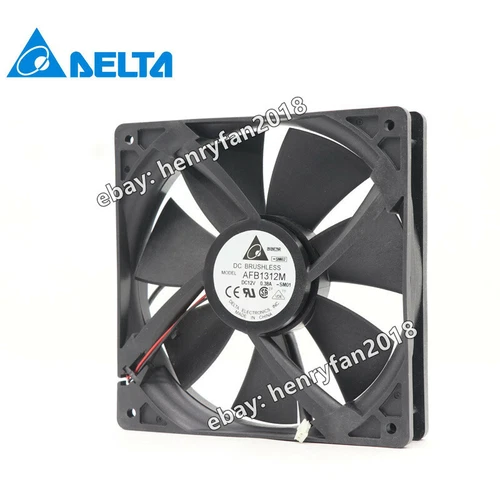 Delta Fan AFB1312M Axial Fan DC 12V 0.38A 2-Pin 135*135*25MM Case Cooling Fan 2 AFB1312M 0.webp