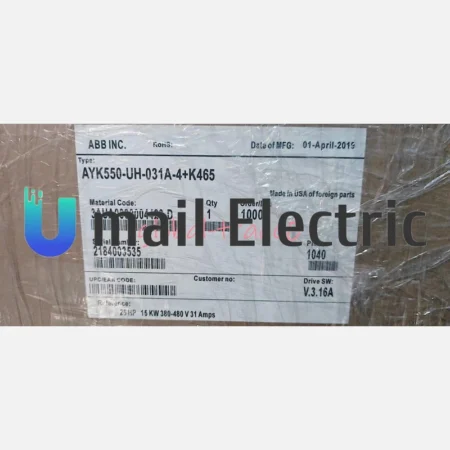 1PCS AYK550-UH-031A-4+K465 Brand New Frequency Converter via FedEx or DHL