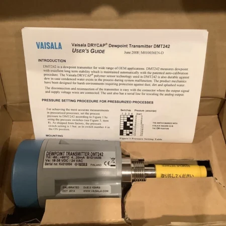 VAISALA DMT242. B1D1A0B. Drycap. Dewpoint Transmitter. New