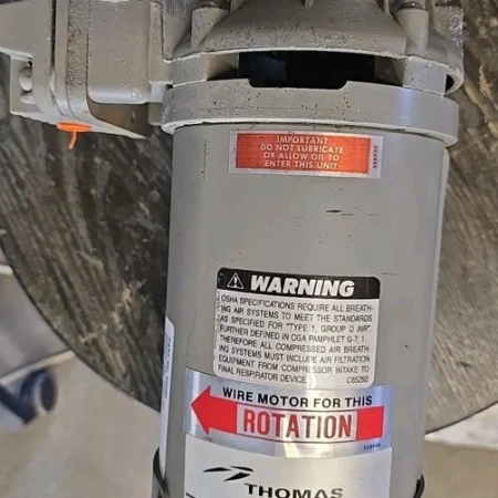 Thomas Piston Air Compressor,1/3Hp,12Vdcv, MODEL #BA3624-4209-7/PART#270025