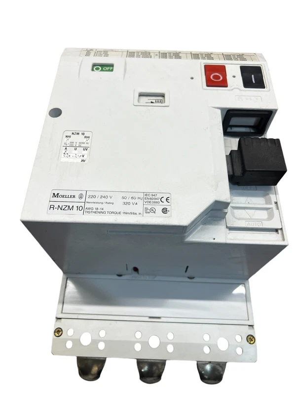 USED Moeller NZM 10-630N/B+R-NZM10. Circuit breaker 630A+Motorized unit 2 BR NZM10 0