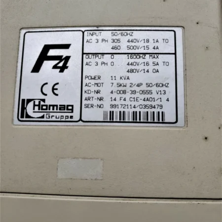 KEB Combivert 11 KVA w/keypad 14 F4 C1E-4AO1/1.4