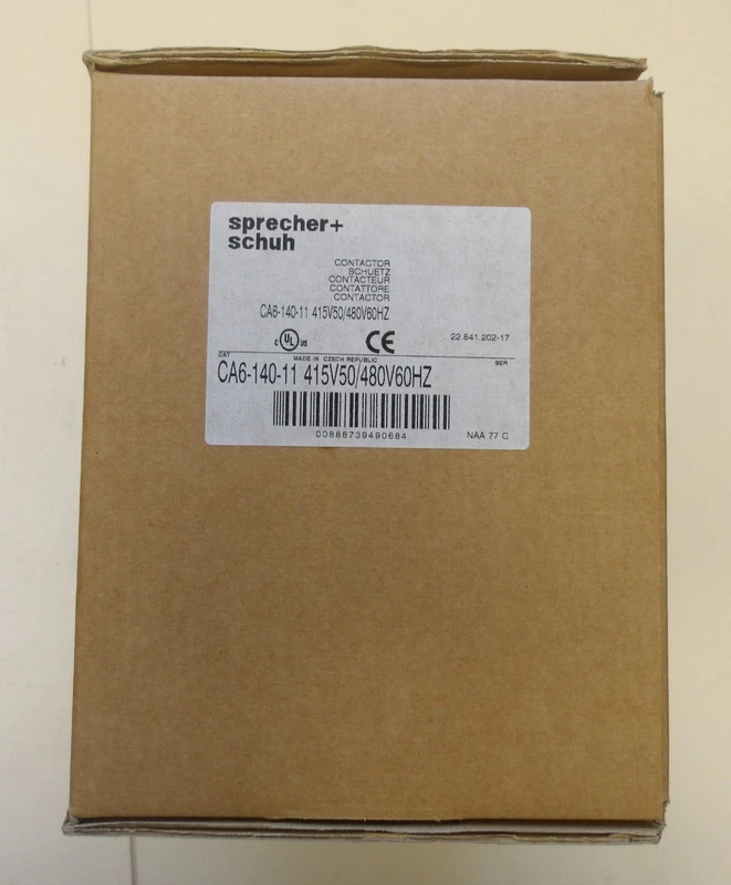 SPRECHER+SCHUH P/N: CA6-140-11 CONTACTOR 1000V 250A 12KV BRAND NEW IN BOX 2 CA6 140 11 0
