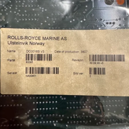 LIAAEN HELITRON (ROLLS ROYCE) DC0016A I/O CONTROLLER-I PCB CARD REV 30.09.99 V3