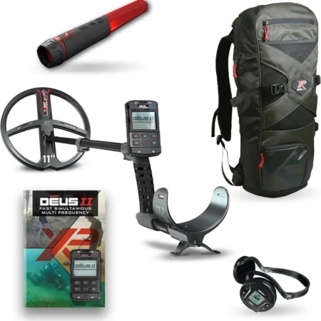 XP Deus II Metal Detector Free MI-6 & 240 Backpack, DEUS2-28FMFRCWS6EA (11" coil