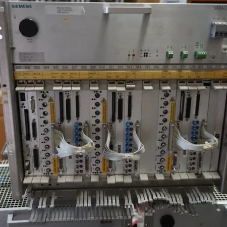 "Loaded" Siemens Simadyn D Chassis w/ Modules E50105-A671 SP8 Power Supply