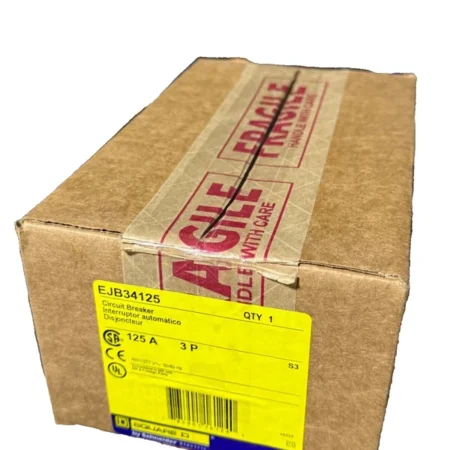 (1) NEW Square D EJB34125 3p 480v 125a 65k Circuit Breaker NEW IN BOX
