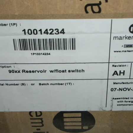 MARKEM IMAJE Dover 10014234, ENR10014234 90xx Reservoir with Float Switch NOS!!