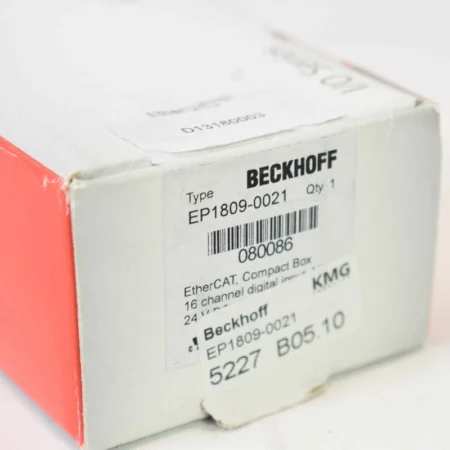 Beckhoff EtherCAT Box, 16-Channel Digital Input EP1809-0021
