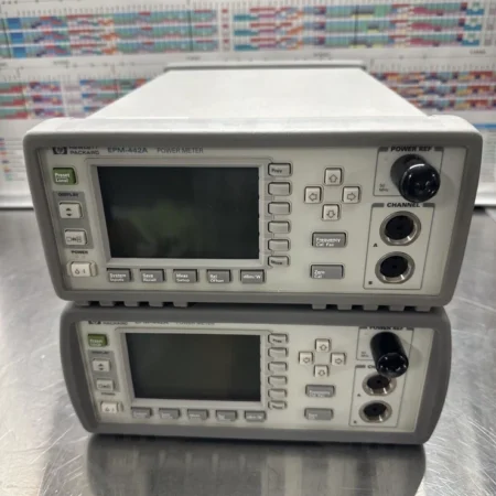 HP Agilent EPM-442A E4419A Dual Power Meter 100 kHz to 110 GHz -- Calibrated --