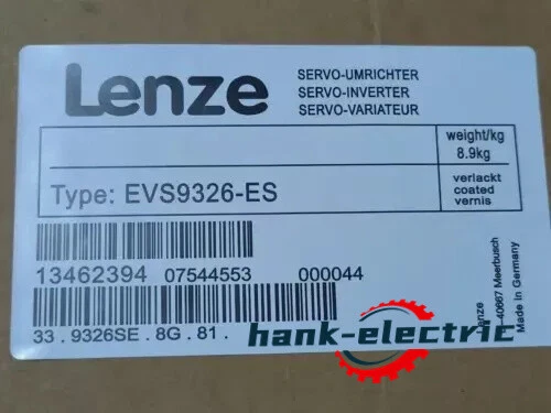 1PCS NEW In Box LENZE EVS9326-ES Servo Drive Inverter - Fast Shipping 2 EVS9326 ES 0