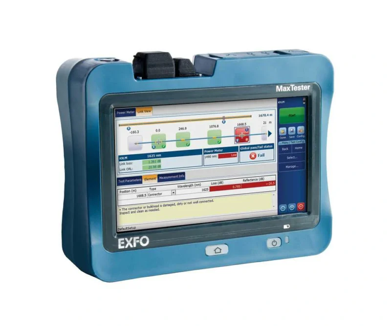 Original EXFO MaxTester MAX-720C SM MM OTDR MAX-720C-Q1-QUAD otdr suppliers otdr meter