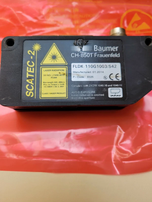 BAUMER LASER SCANNER COPY COUNTER FLDK110G1003/S42 2 FLDK110G1003 0