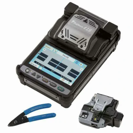 Japan Original FSM-41S Fiber Optic Splicing Machine Optical Fusion Splicer FSM-41S+ CT-50 Cleaver Fiber Optic Equipment Price