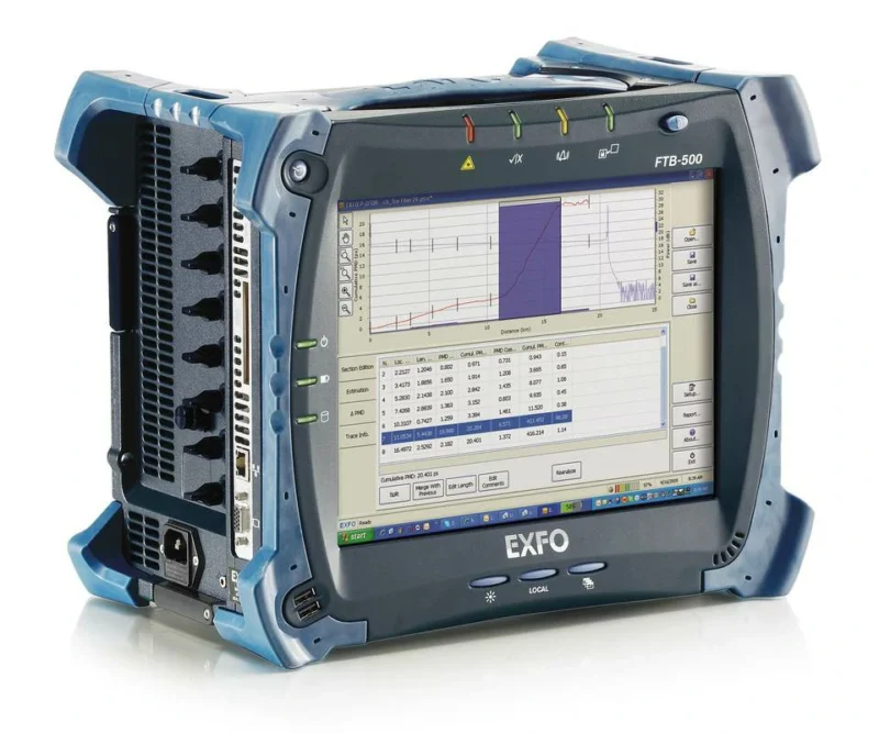Original EXFO FTB-5600 Distributed PMD Analyzer Canada Polarization Mode Dispersion Identification of Faulty Sections on Links