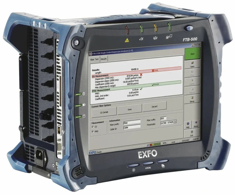 Original EXFO FTB-5700 Single-ended Dispersion Analyzer Optimized CD/PMD Characterization Price Polarization Mode Dispersion