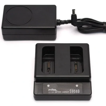 Original FiTeL S958B Li-Ion Battery Charger for S943/S943B Li-ion Fitel Batteries for Fiber Optic Fusion Splicer S178 Series