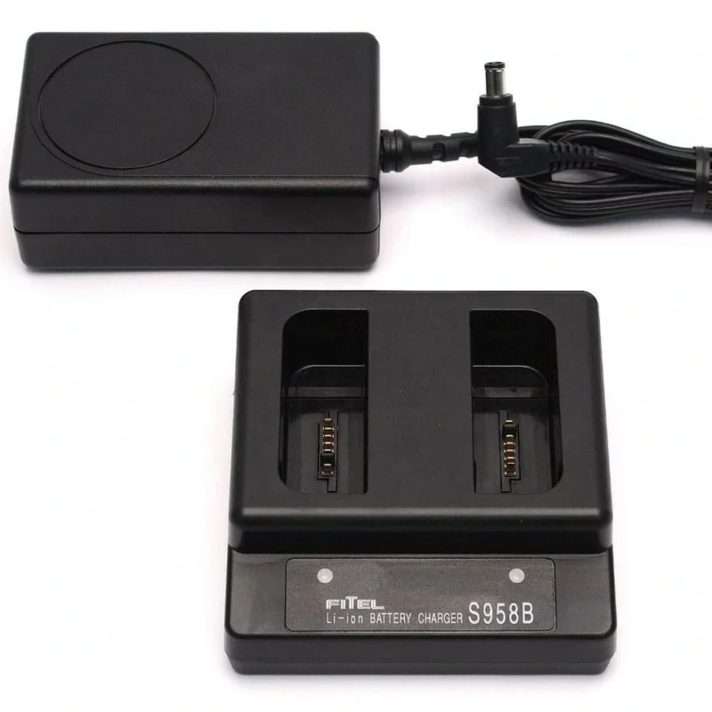 Original FiTeL S958B Li-Ion Battery Charger for S943/S943B Li-ion Fitel Batteries for Fiber Optic Fusion Splicer S178 Series