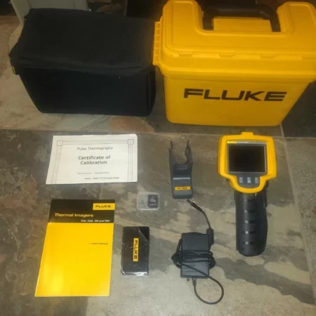 VERY Nice Fluke Ti9 9HZ Infrared Thermal Imaging Camera Imager Case Accessories