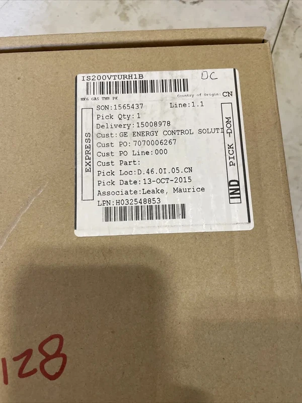General Electric Ge IS200VTURH1BAA Mark Vi Is200vturh1b Turbine Control Card 2 IS200VTURH1BAA 0