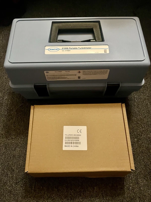 Hach 2100Q Portable Turbidimeter Kit 2100Q01USB 0-1000NTU W/ USB & Power Module. 2 0 1000NTU 0