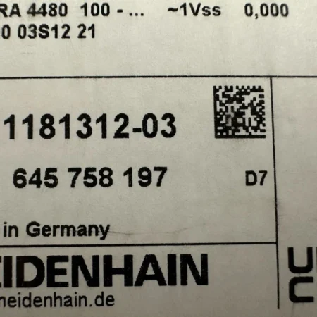 HEIDENHAIN AK ERA 4480 100 - ... scanning head 1 meter ID 1181312-03 new in box