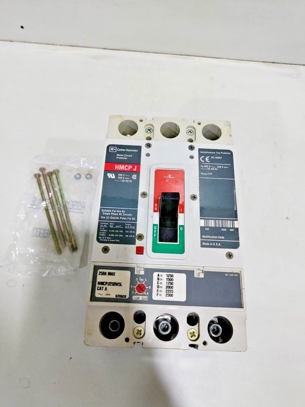 *NEW NO BOX* HMCPJ250W5L 250 Amp HMCP Motor Circuit Protector 1250-2500 2 1250 2500 0