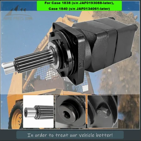Hydraulic Drive Motor For Case 1838 1840 Skid Steer Loaders 141387A2 230459A1