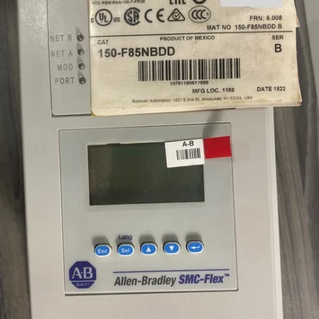 New Allen Bradley SMC-Flex 150-F85NBDD SER B Smart Motor Controller 60HP - USA
