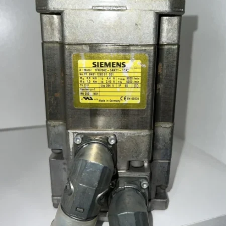 SIEMENS SERVO MOTOR 1FK7042-5AK71-1TA2 SIMOTICS S SYNCHRONOUS SERVO MOTOR (A3B)