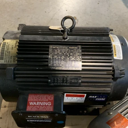 MARATHON BLACK MAX 7.5HP INVERTER 4200RPM INDUCTION MOTOR 9VC 213THTL7726BB L