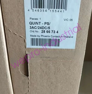 PHOENIX CONTACT Power Supply 2866734 QUINT-PS/3AC/24DC/5