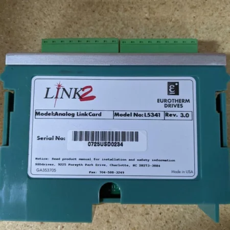 PARKER SSD LINK 2 EUROTHERM DRIVES ANALOG LINK CARD L5341 REV 3.0