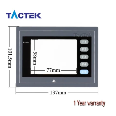 DOP-AS38BSTD Touch Screen Panel Glass Digitizer for Delta DOP-AS35THTD + Overlay