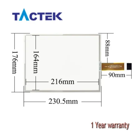 2711P-RP2 Touch Screen for 2711P-RP2 Panel Glass Digitizer with Overlay Film