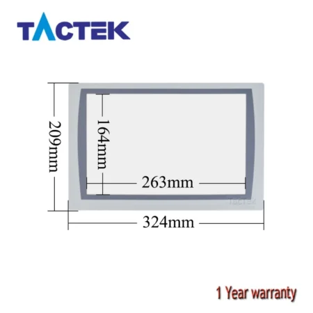 Touch Screen Panel Glass Digitizer for 2711P-T12W22D9P-BM006 with Front Overlay