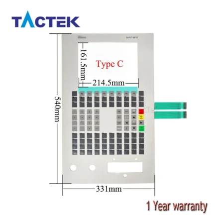 6AV3 637-7AB26-1AA0 Membrane Keypad Switch Keyboard for 6AV3637-7AB26-1AA0 OP37